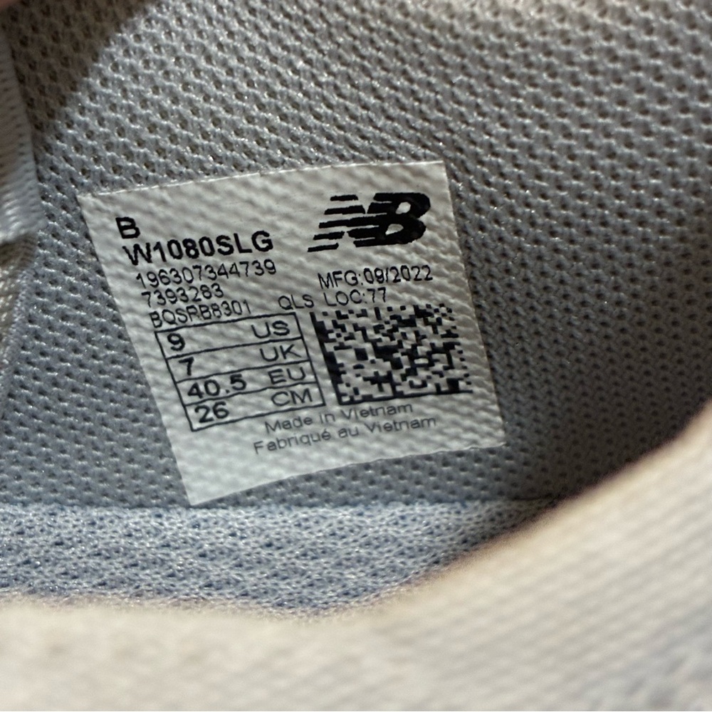 New Balance Women's Fresh Foam X 1080 Unlaced Slip On Sneakers Grey Size 9.5 New - Picture 8 of 8